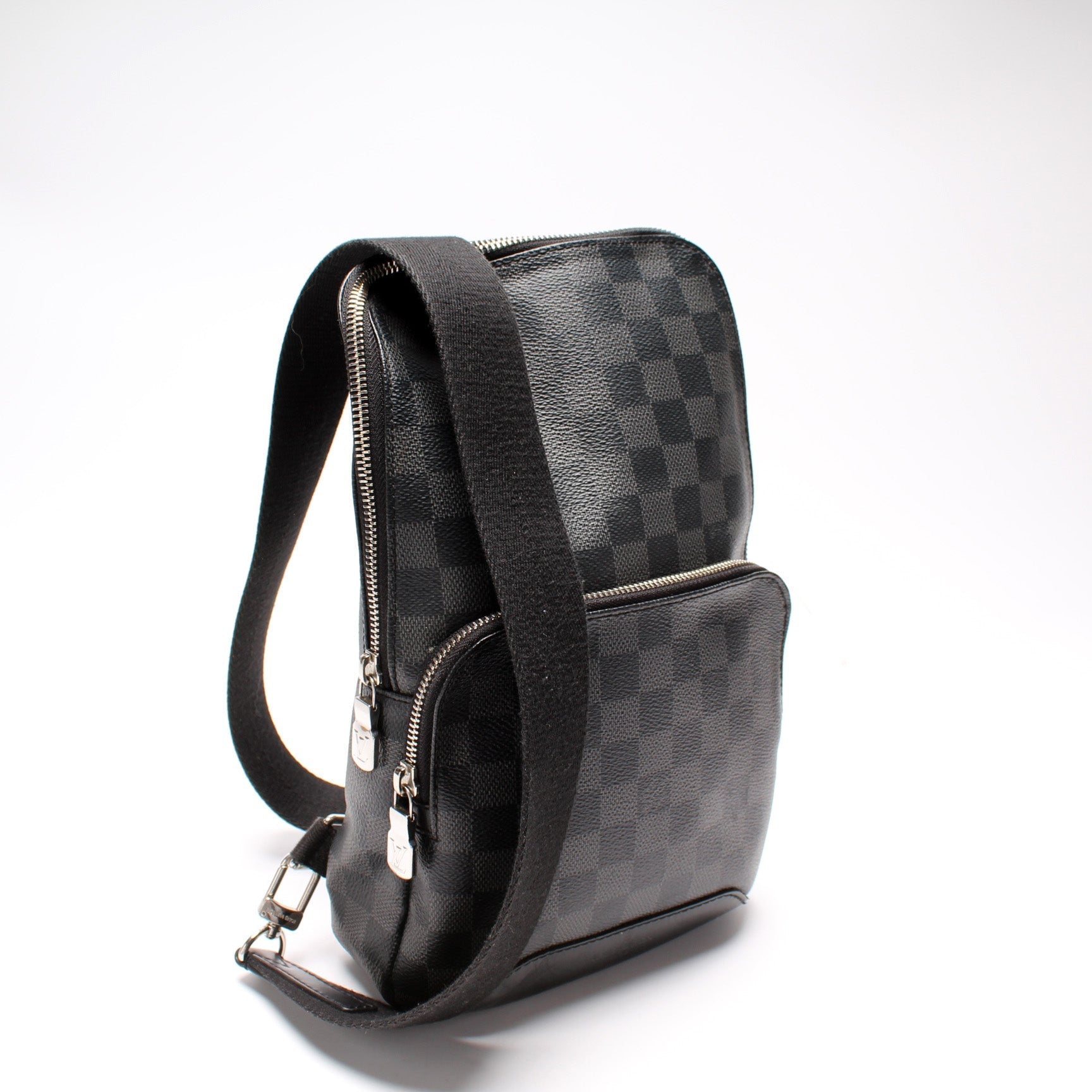 Louis Vuitton Avenue Sling Graphite Damier Crossbody Bag Graphite 9