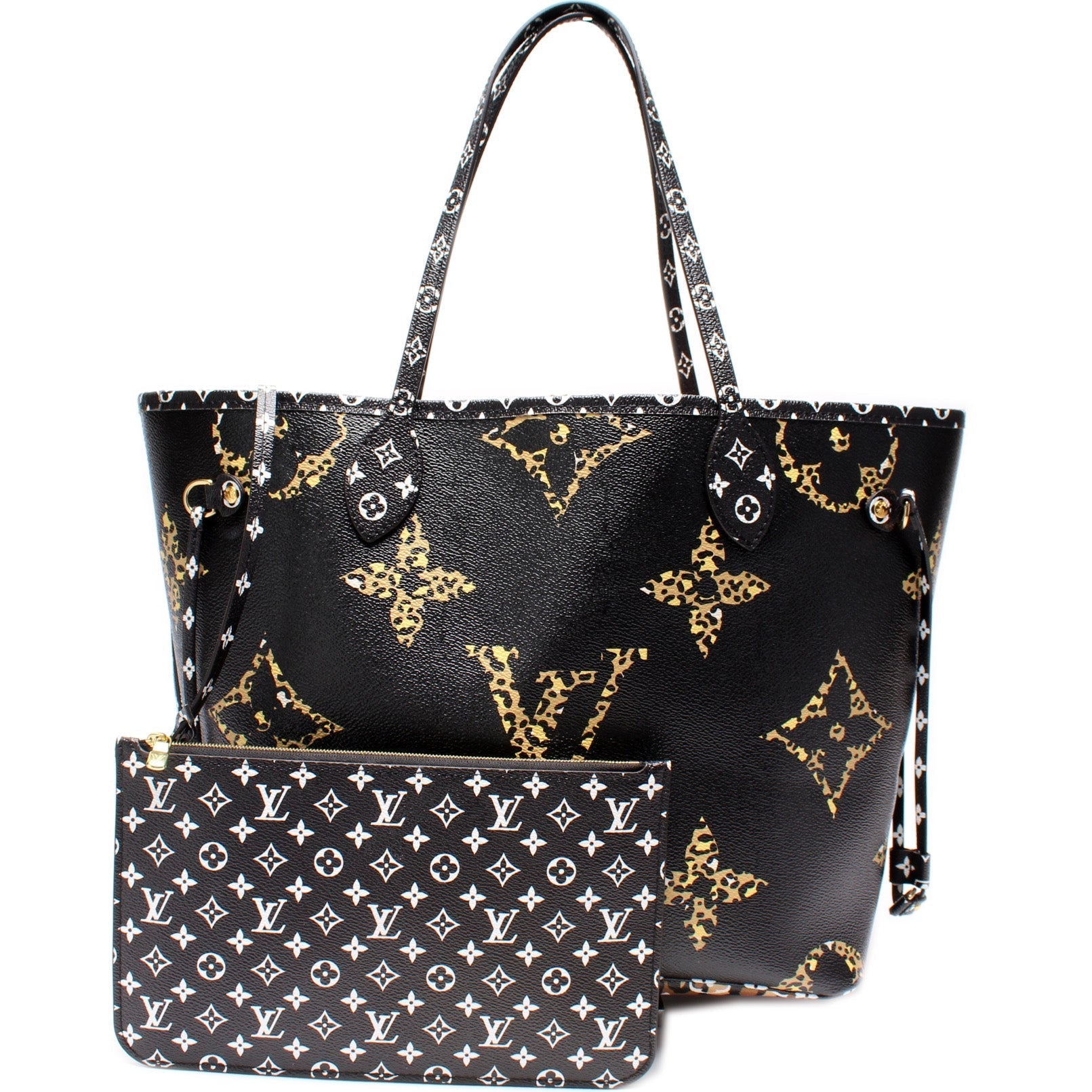 Louis Vuitton Neverfull W MM Jungle Wallet Case