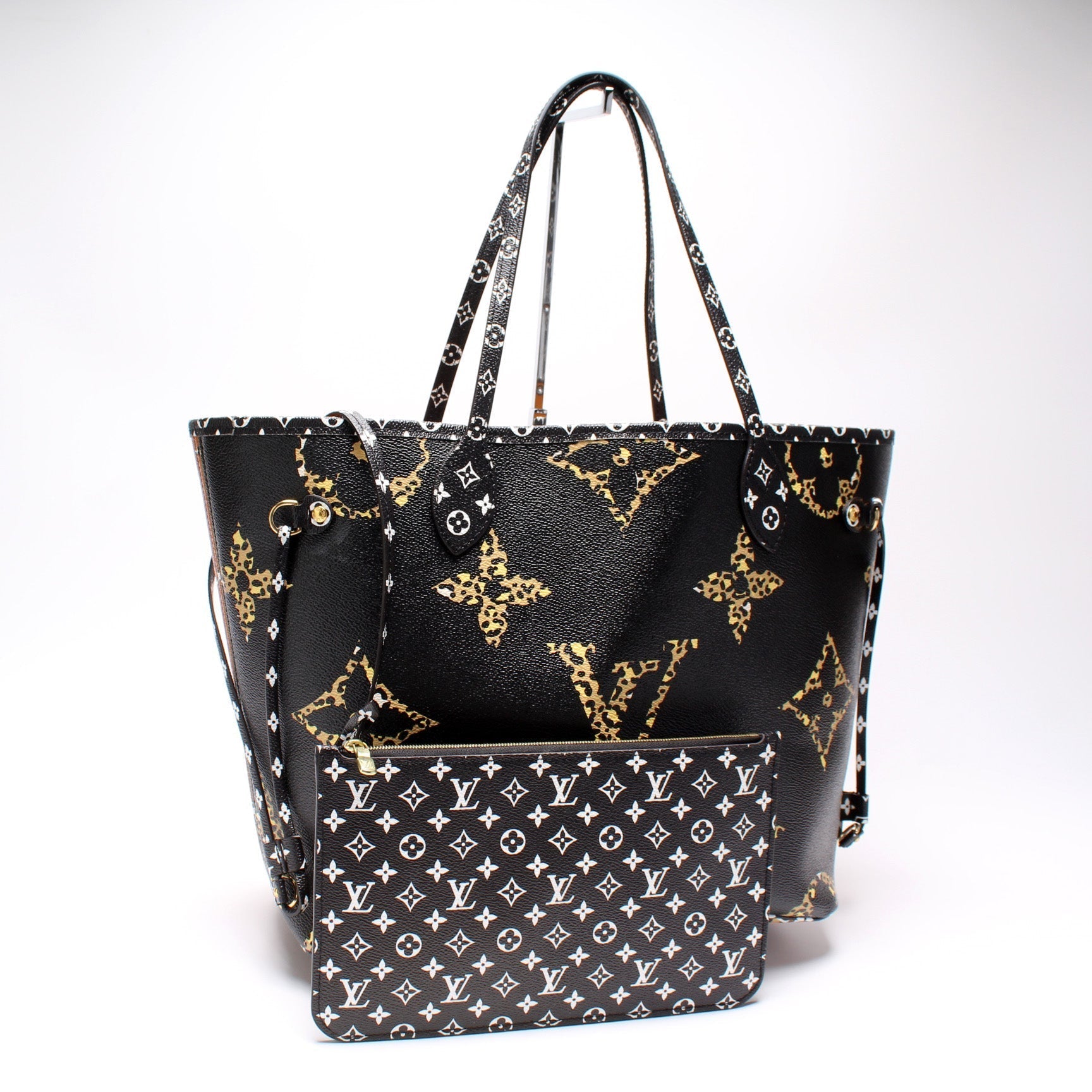 Louis Vuitton Neverfull W MM Jungle Wallet Case