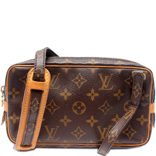 Louis Vuitton Pochette Marly Band Monogram Clutch Bag