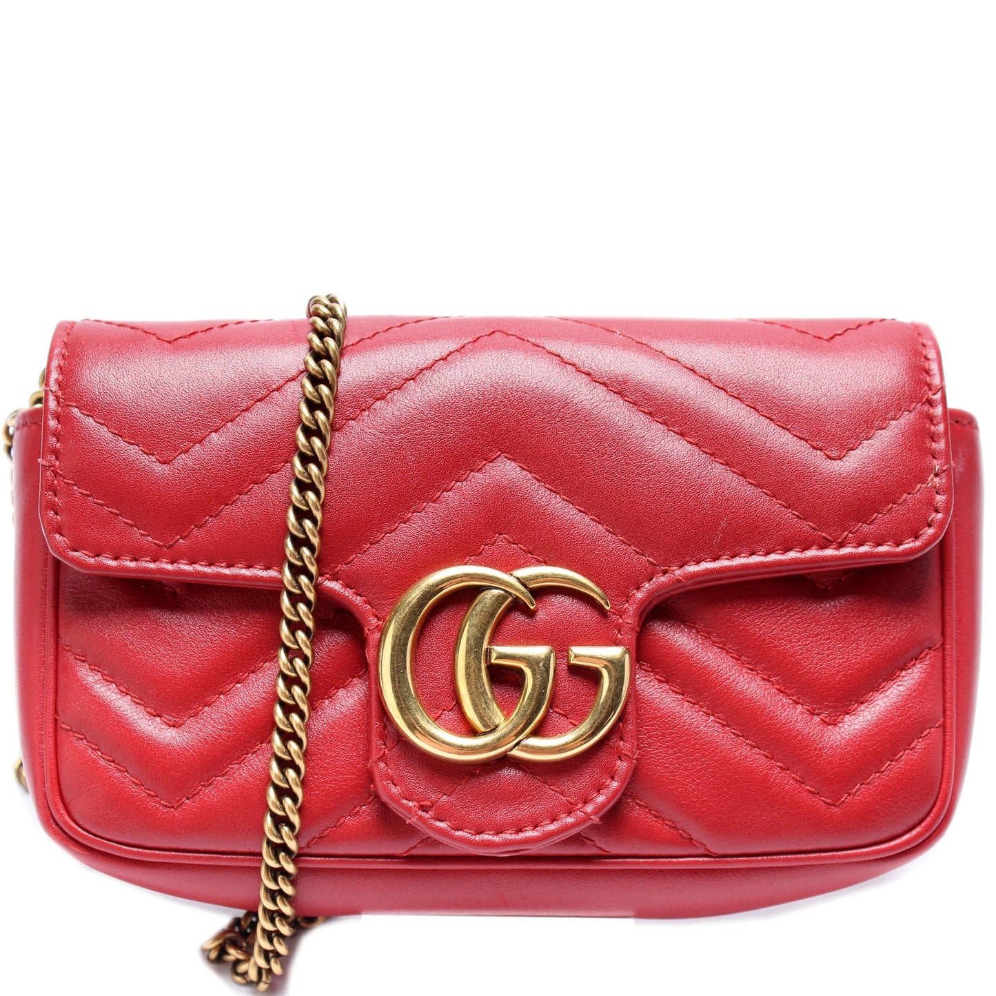 Gucci Marmont Super Mini Flap Travel Bag Flap 4