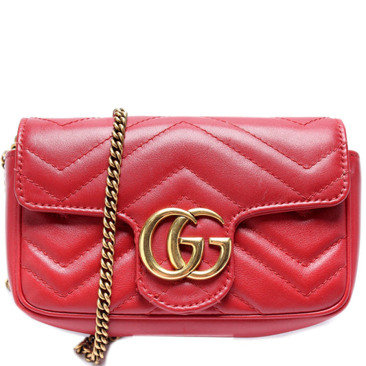 Gucci Marmont Super Mini Flap Travel Bag Flap 4