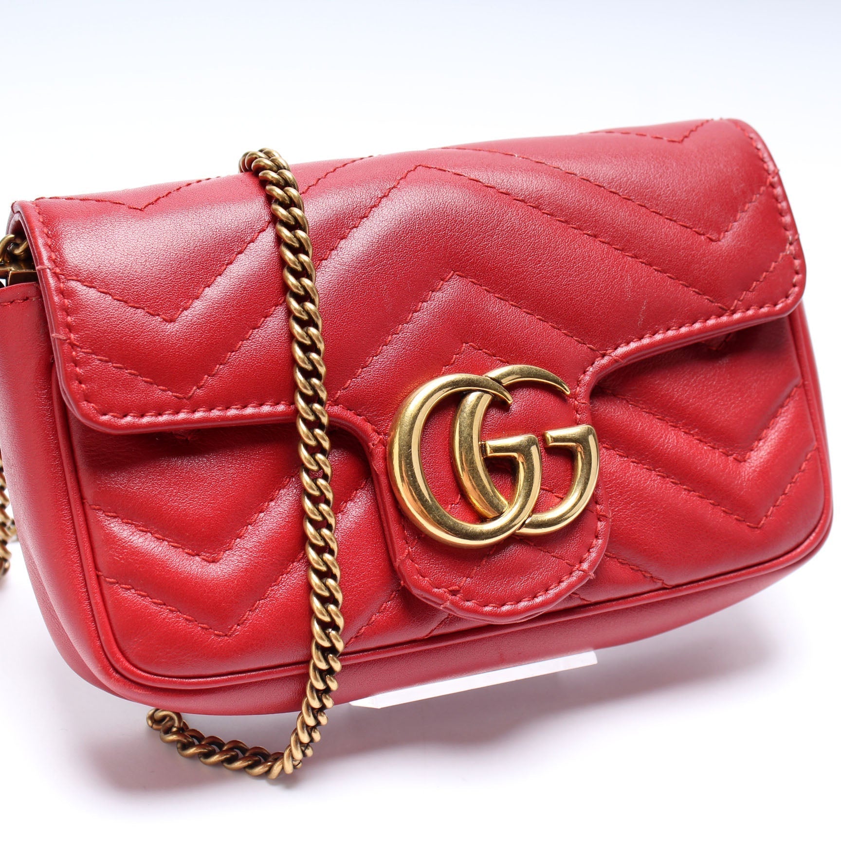 Gucci Marmont Super Mini Flap Travel Bag Flap 4