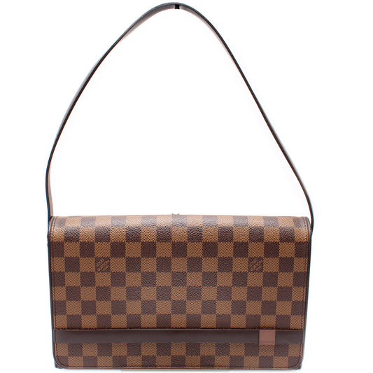 Louis Vuitton Tribeca Long Ebene Damier Handbag