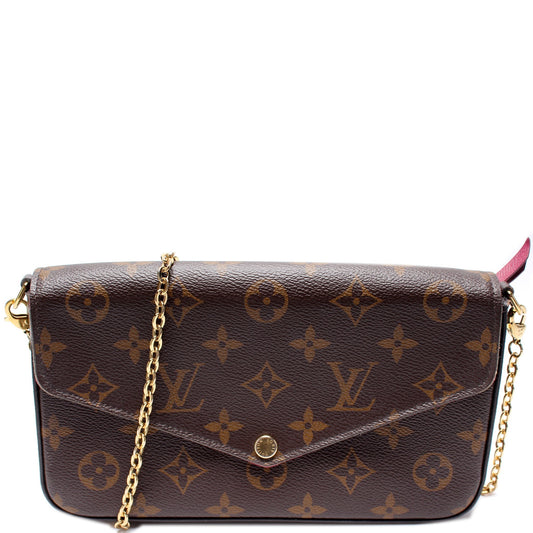 Louis Vuitton Pochette Felicie Monogram Clutch Bag Monogram 22