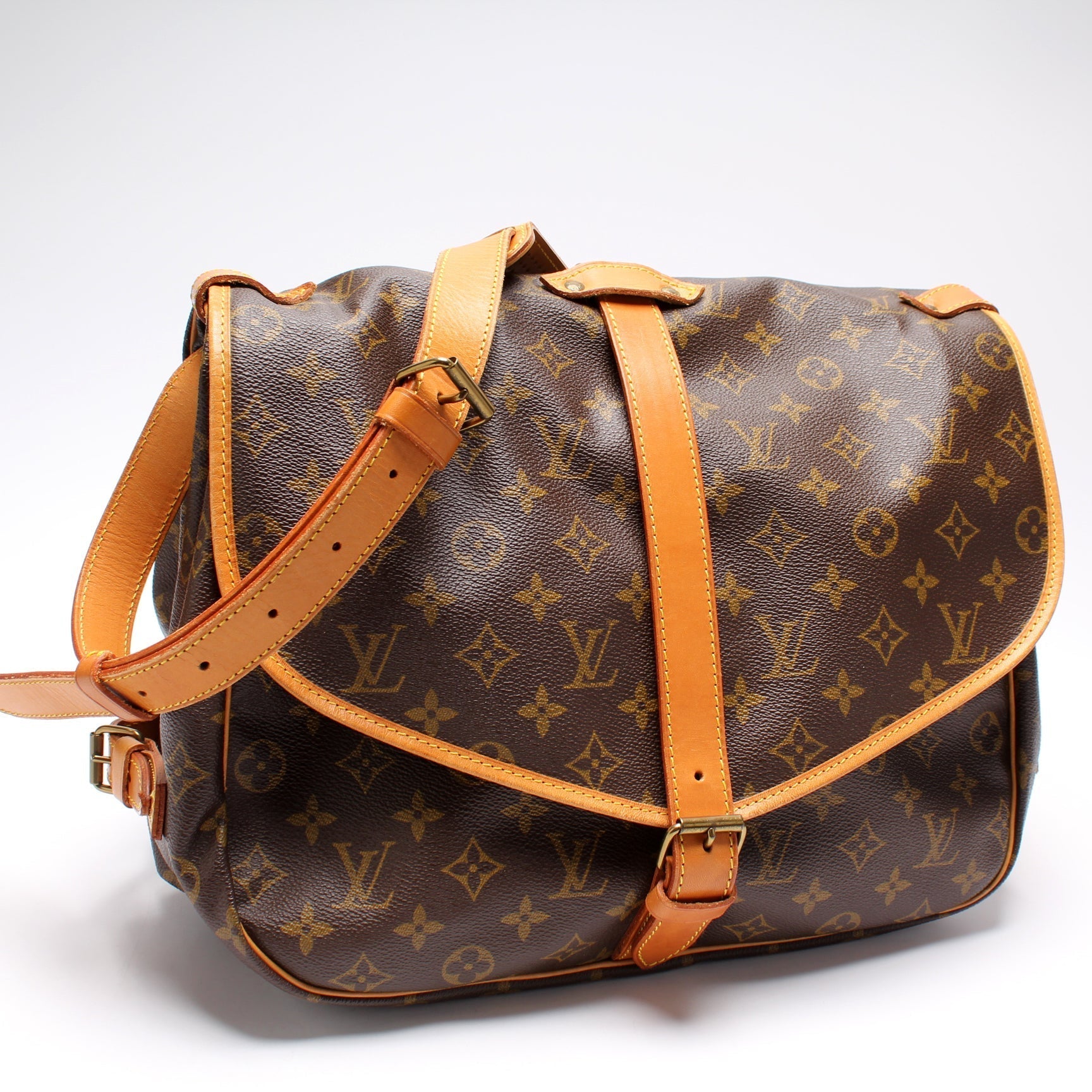 Louis Vuitton Saumur 35 Monogram Handbag Monogram 5