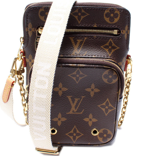 Louis Vuitton Utility Phone Sleeve Monogram Handbag Monogram 3
