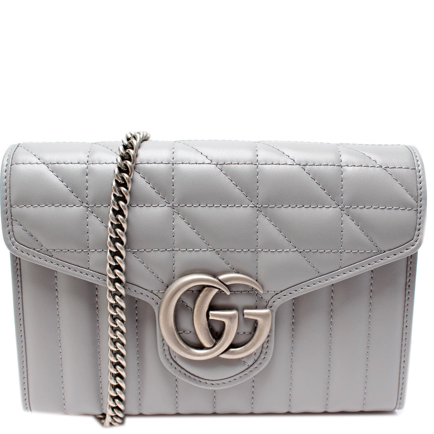 Gucci Marmont Aria Chain Wallet Case Chain Wallet
