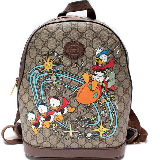 Gucci Disney X Donald Duck GG Supreme Small Backpack