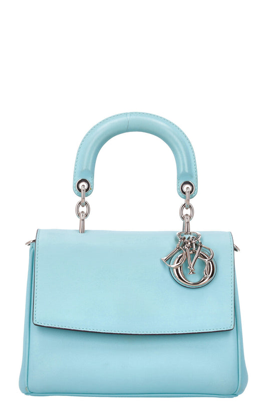 Dior Handbag Be Bag Leather Blue Mini Mini Bag