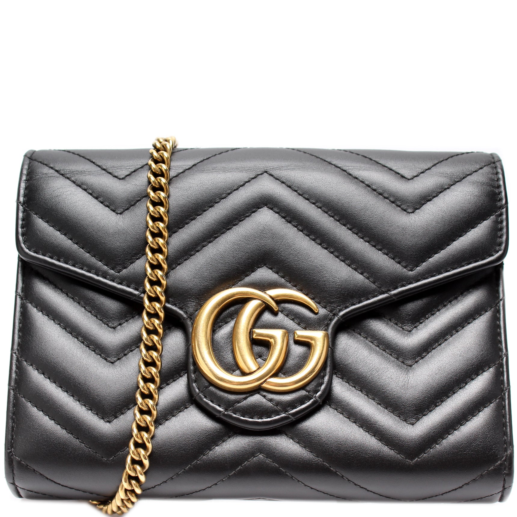 Gucci Marmont Chain Wallet Case Wallet 10