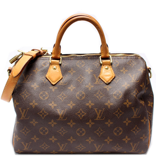 Louis Vuitton Speedy 30 Bandouliere Monogram Handbag Monogram 27