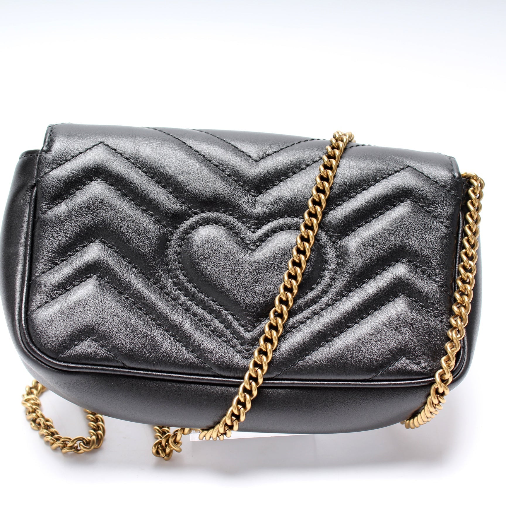Gucci Marmont Super Mini Flap Travel Bag Flap 5