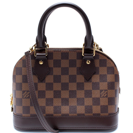 Louis Vuitton Alma BB Ebene Damier Handbag Ebene 13