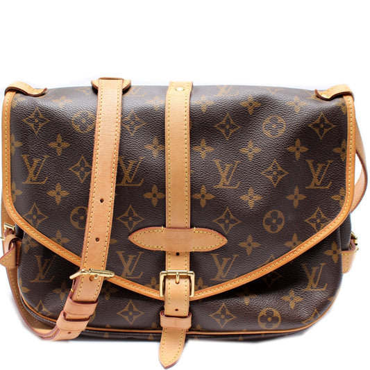 Louis Vuitton Saumur 25 Monogram Handbag Monogram 1