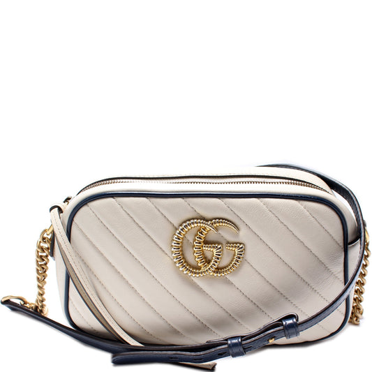 Gucci Marmont Torchon Camera Leather Small Crossbody Bag Camera Bag