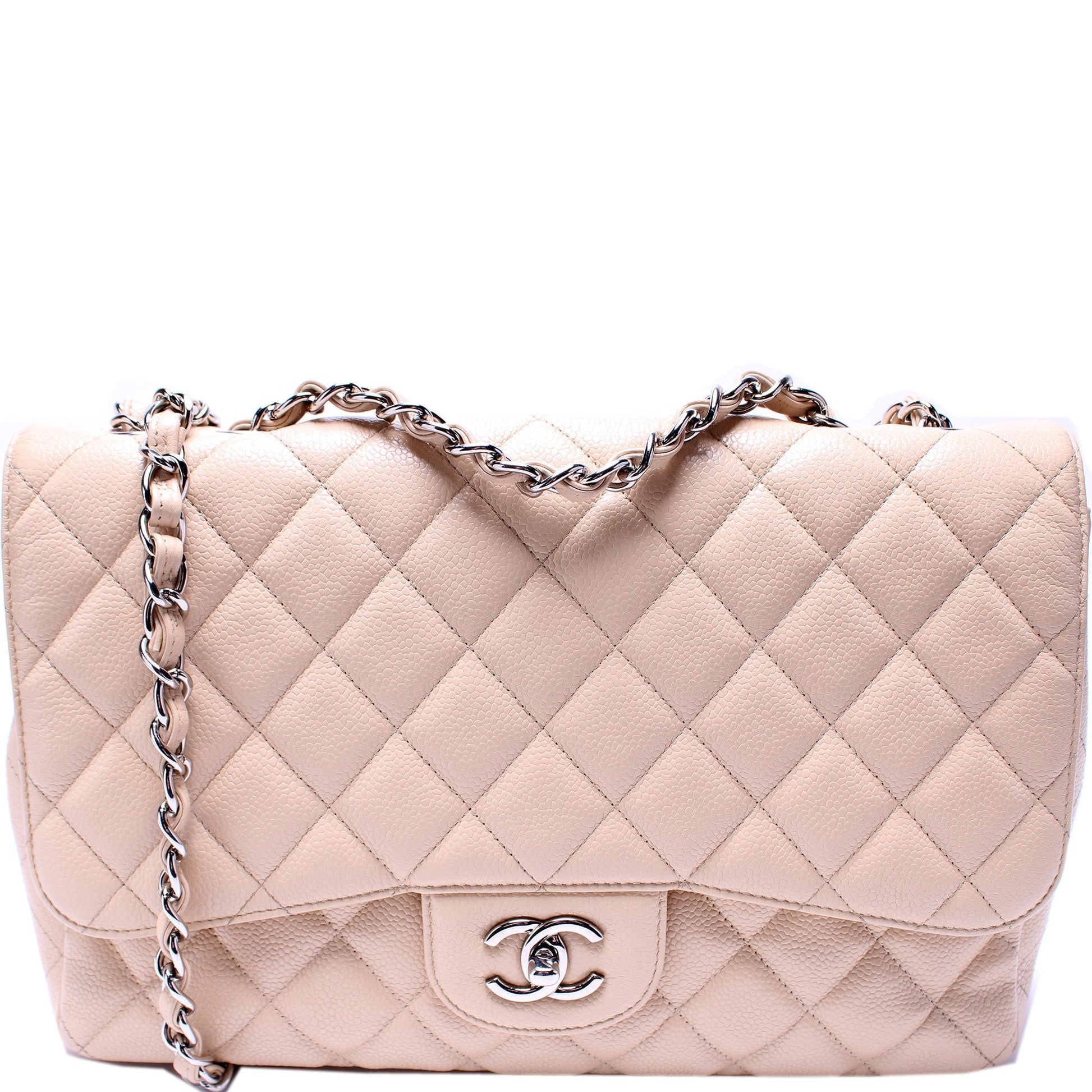 Chanel Classic Flap Jumbo Caviar 13M Handbag