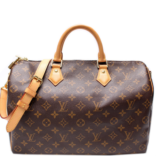 Louis Vuitton Speedy 35 Bandouliere Monogram Handbag Monogram 7