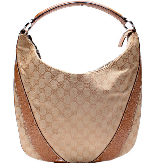 Gucci GG Canvas Shoulder Bag Hobo Bag