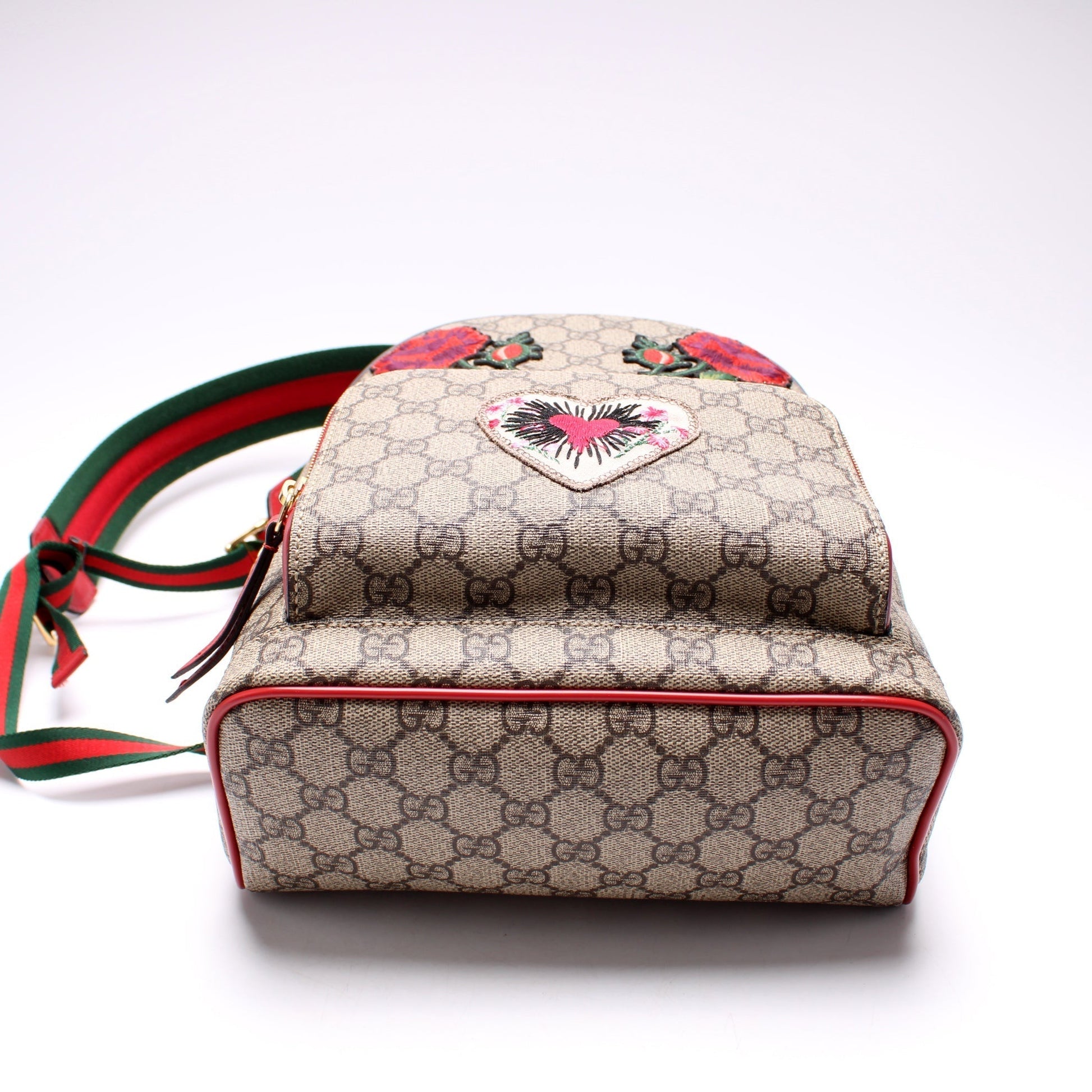 Gucci Supreme Garden Embossed Backpack Bag