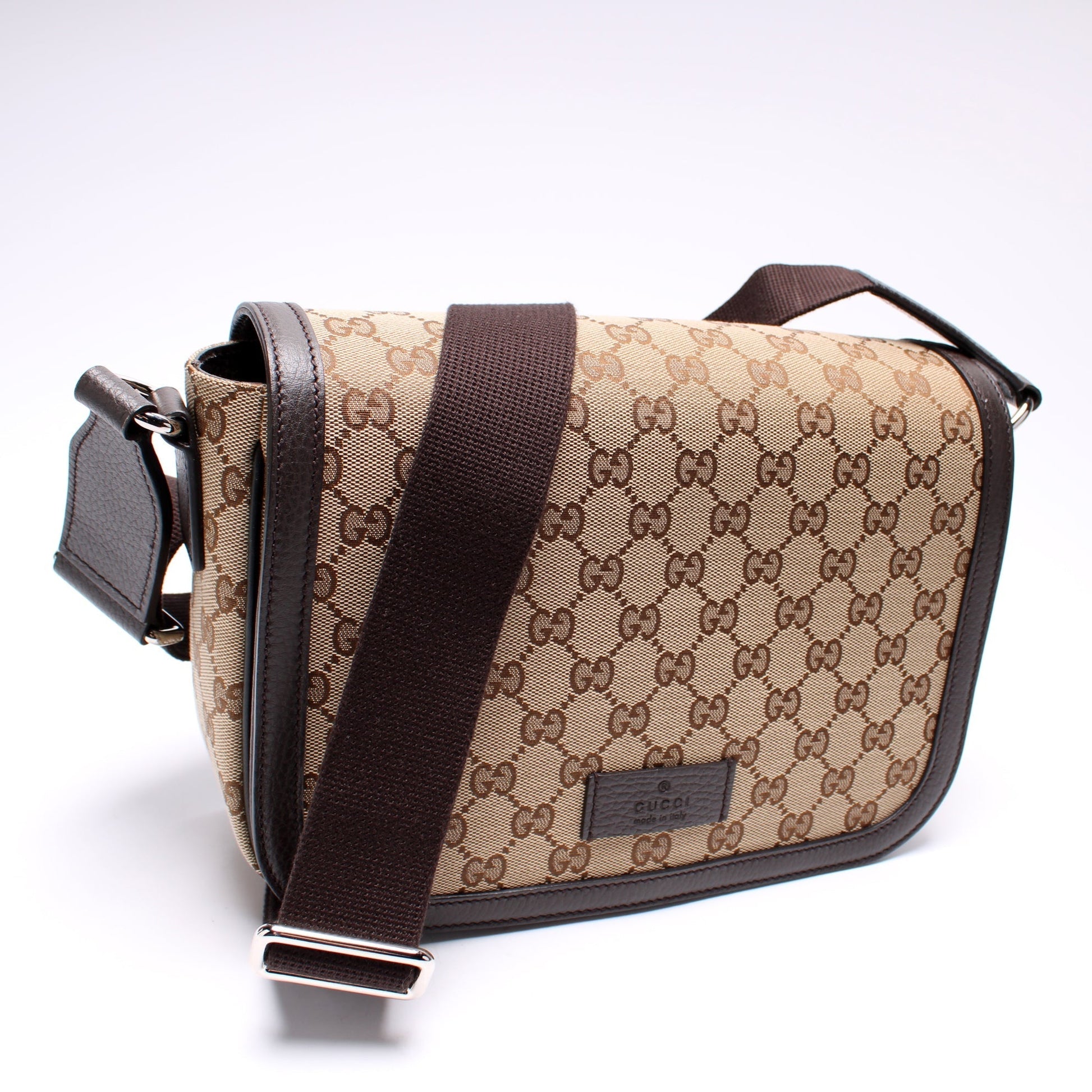 Gucci GG Messenger Canvas Travel Bag Messenger 11