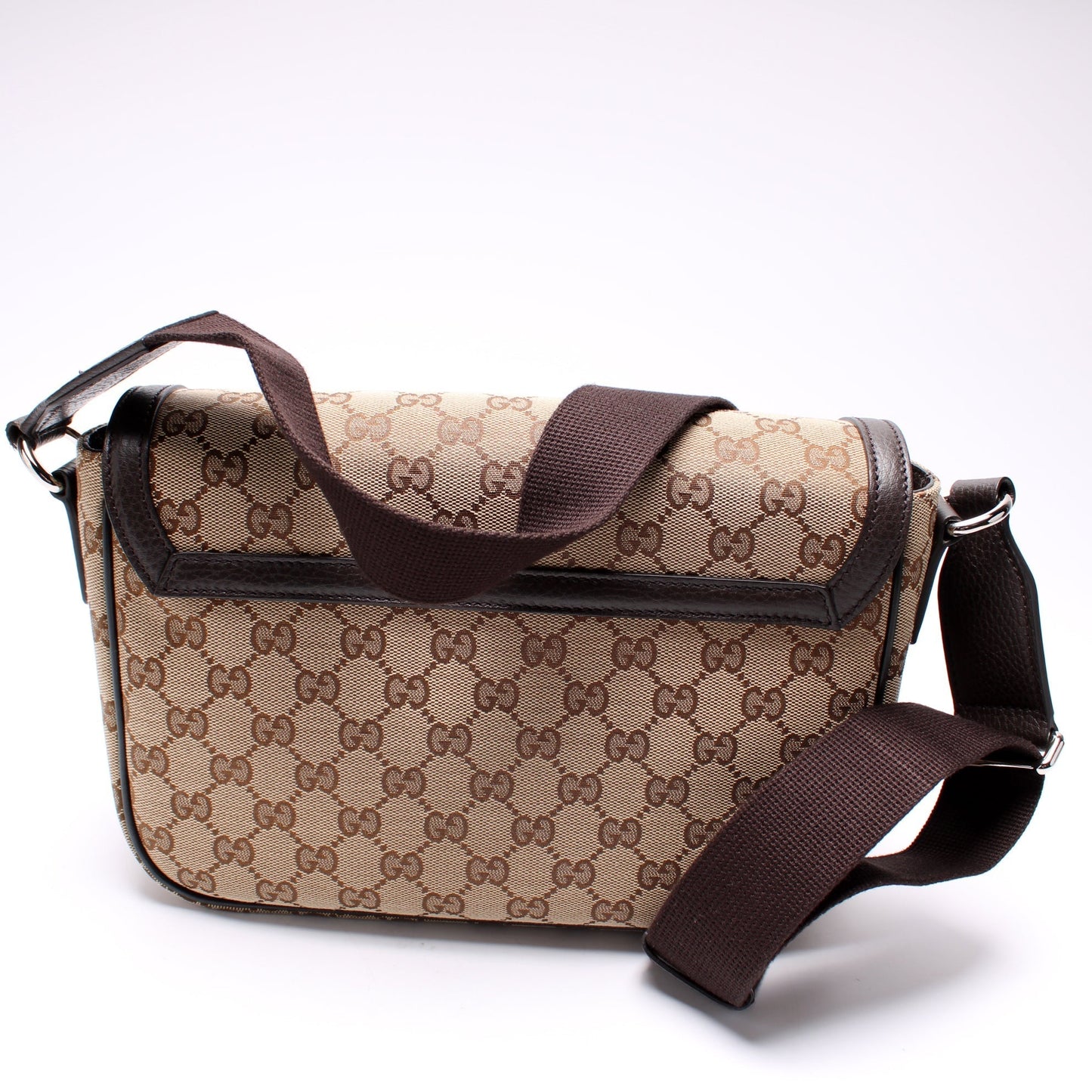 Gucci GG Messenger Canvas Travel Bag Messenger 11