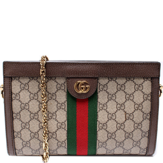 Gucci GG Supreme Ophidia Small Chain Travel Bag Chain 9
