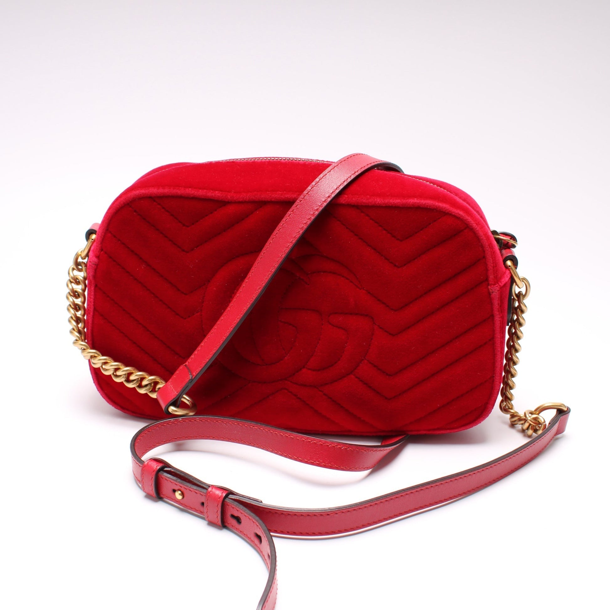 Gucci Marmont Velvet Camera Small Crossbody Bag Camera Bag