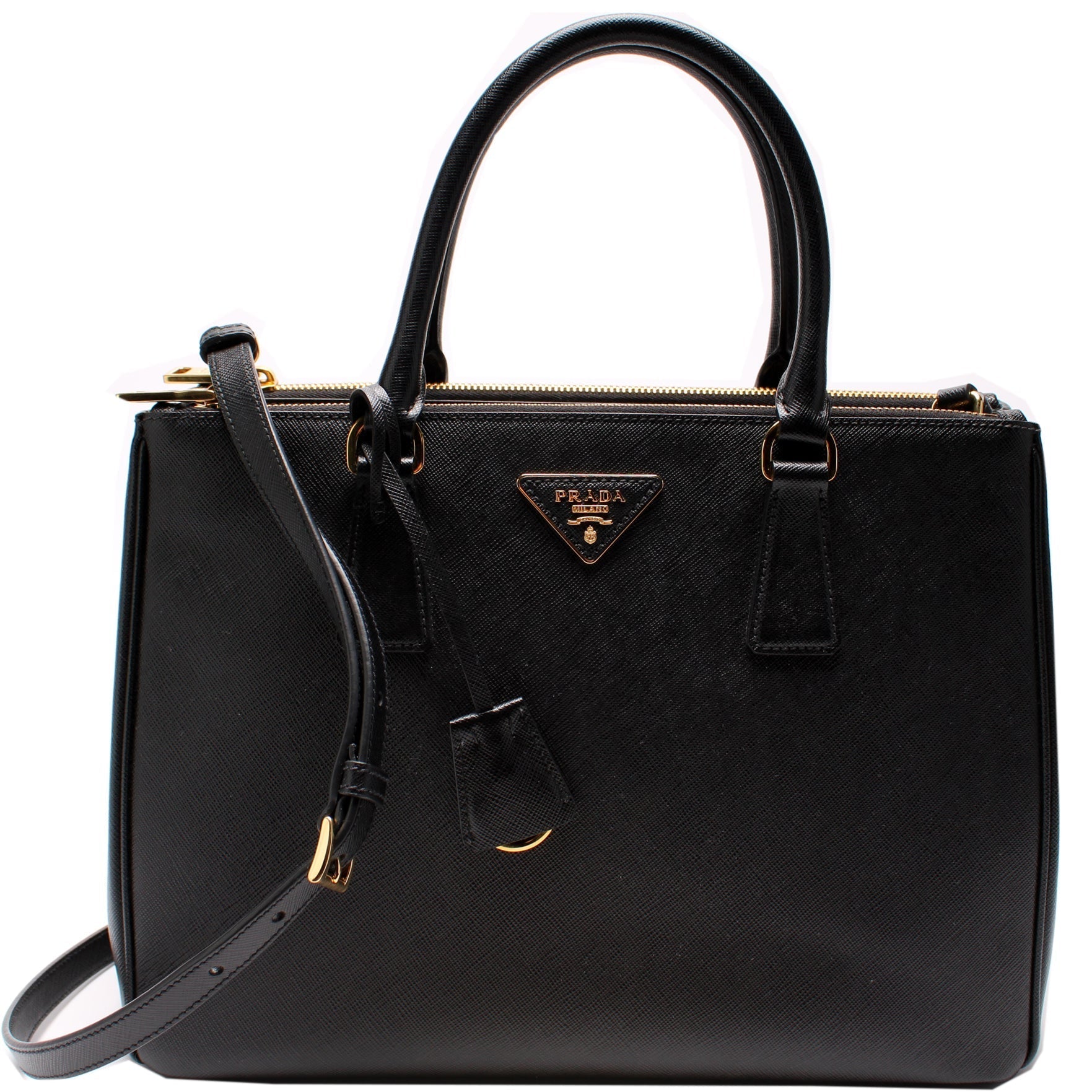 Prada Saffiano Lux Galleria Bag Medium Travel Bag