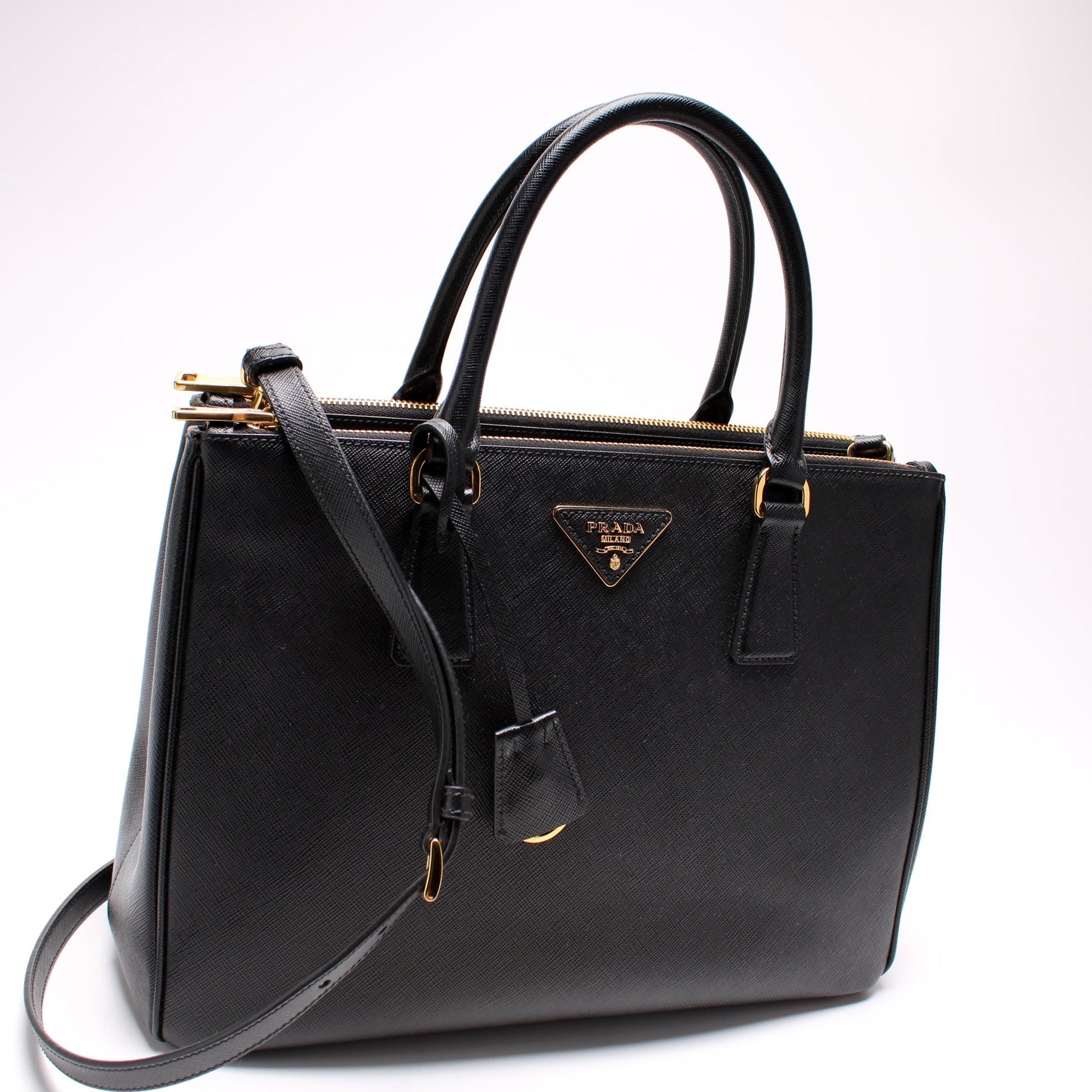 Prada Saffiano Lux Galleria Bag Medium Travel Bag