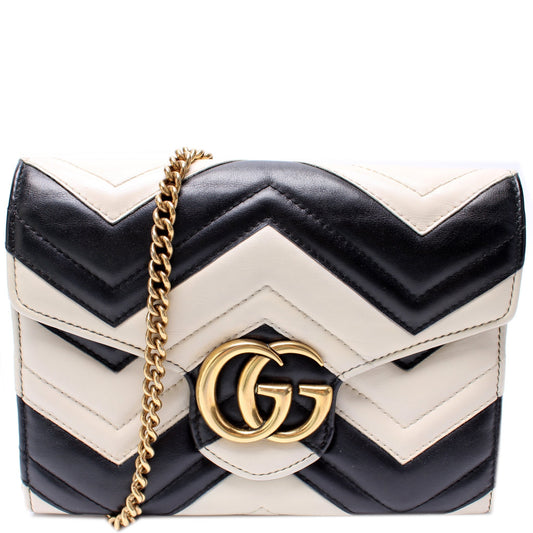 Gucci Marmont Chain Wallet Case Wallet 14