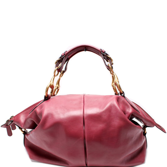 Gucci Icon Soft Calfskin Top Handle Travel Bag