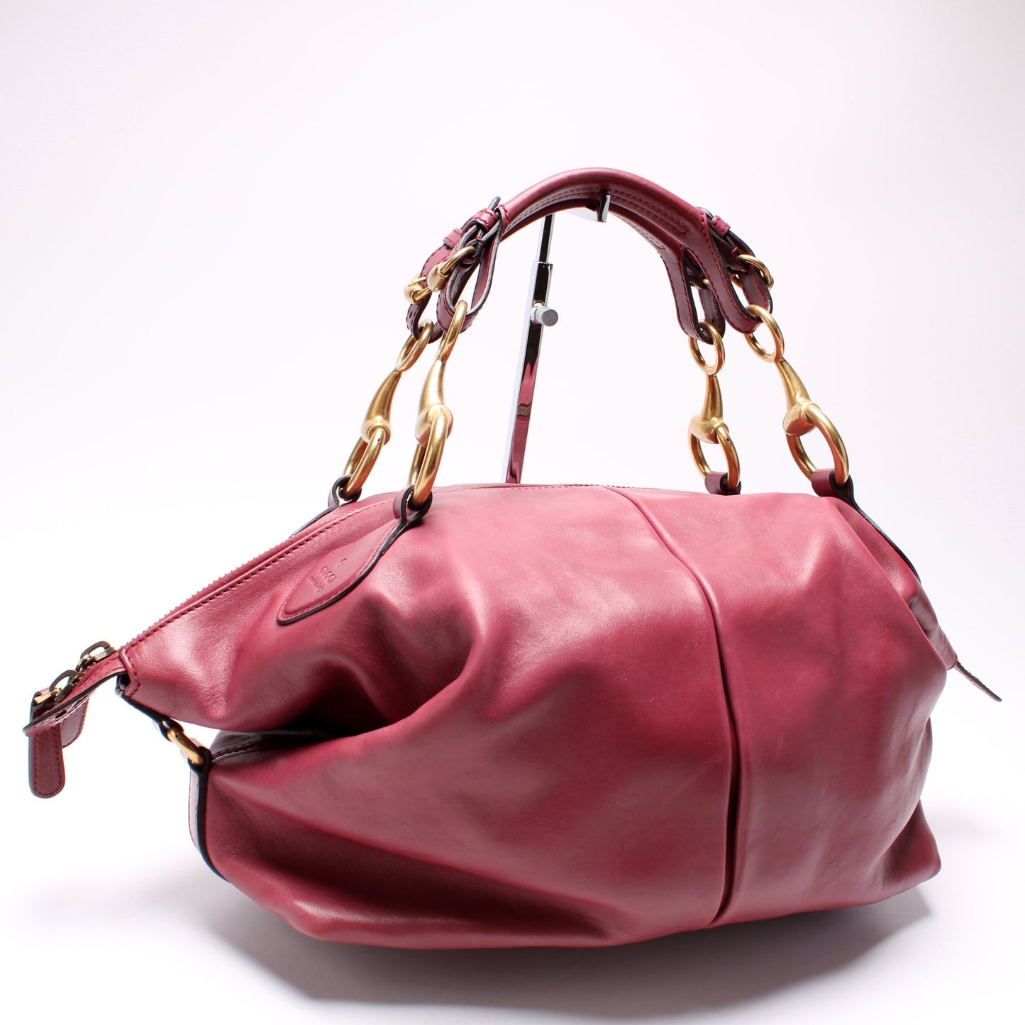 Gucci Icon Soft Calfskin Top Handle Travel Bag