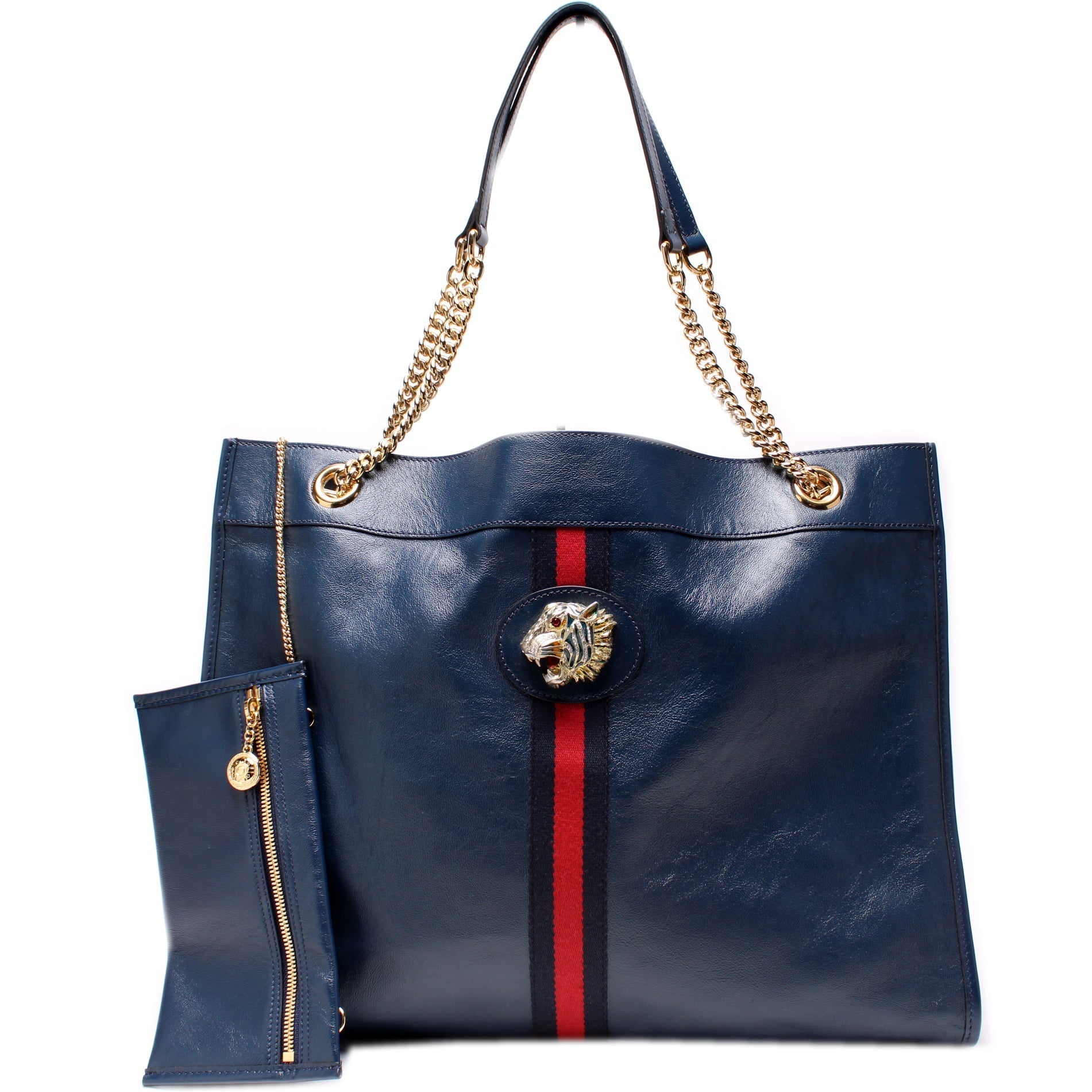 Gucci Rajah Leather Tote Bag Tote Leather