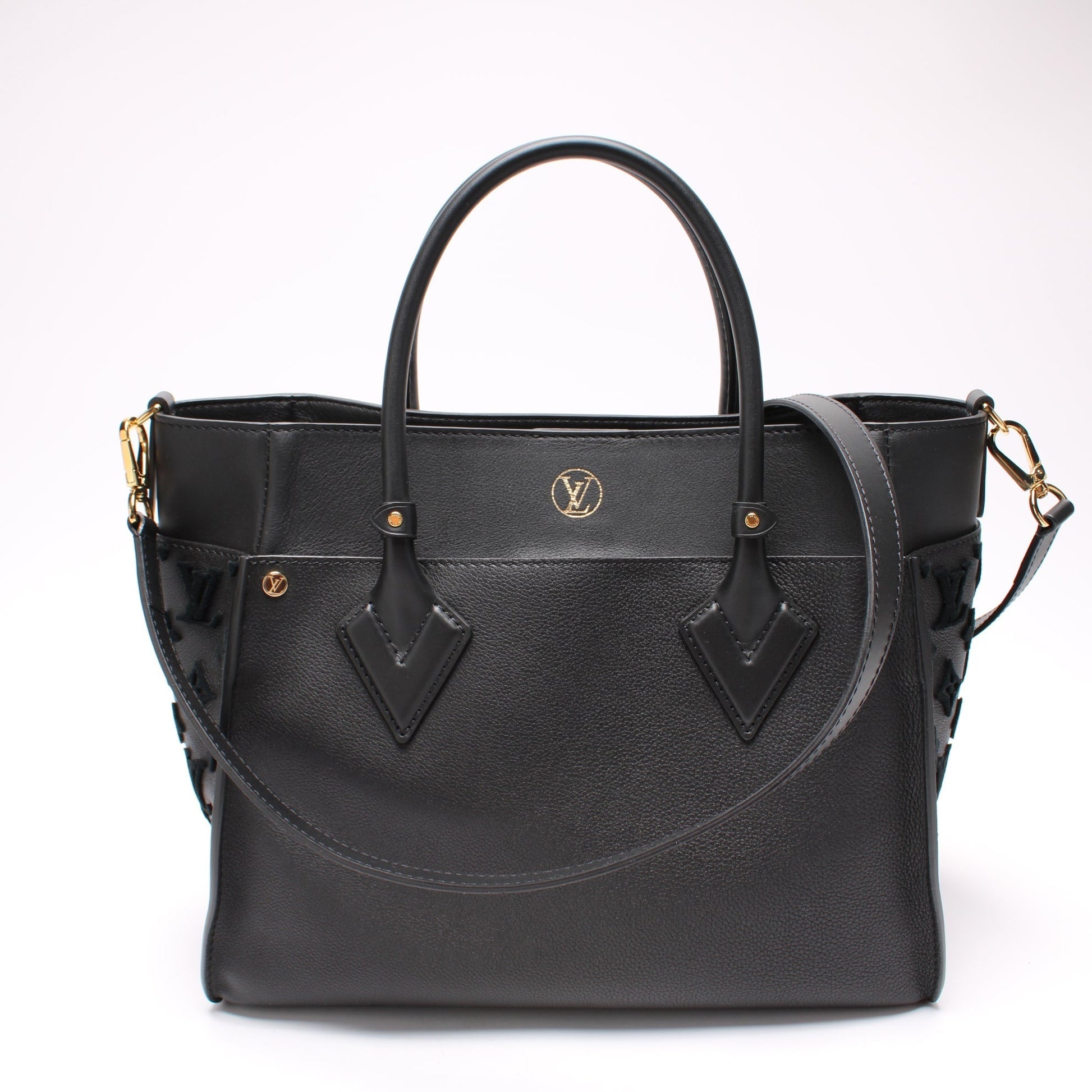 Louis Vuitton On My Side MM Calf Handbag