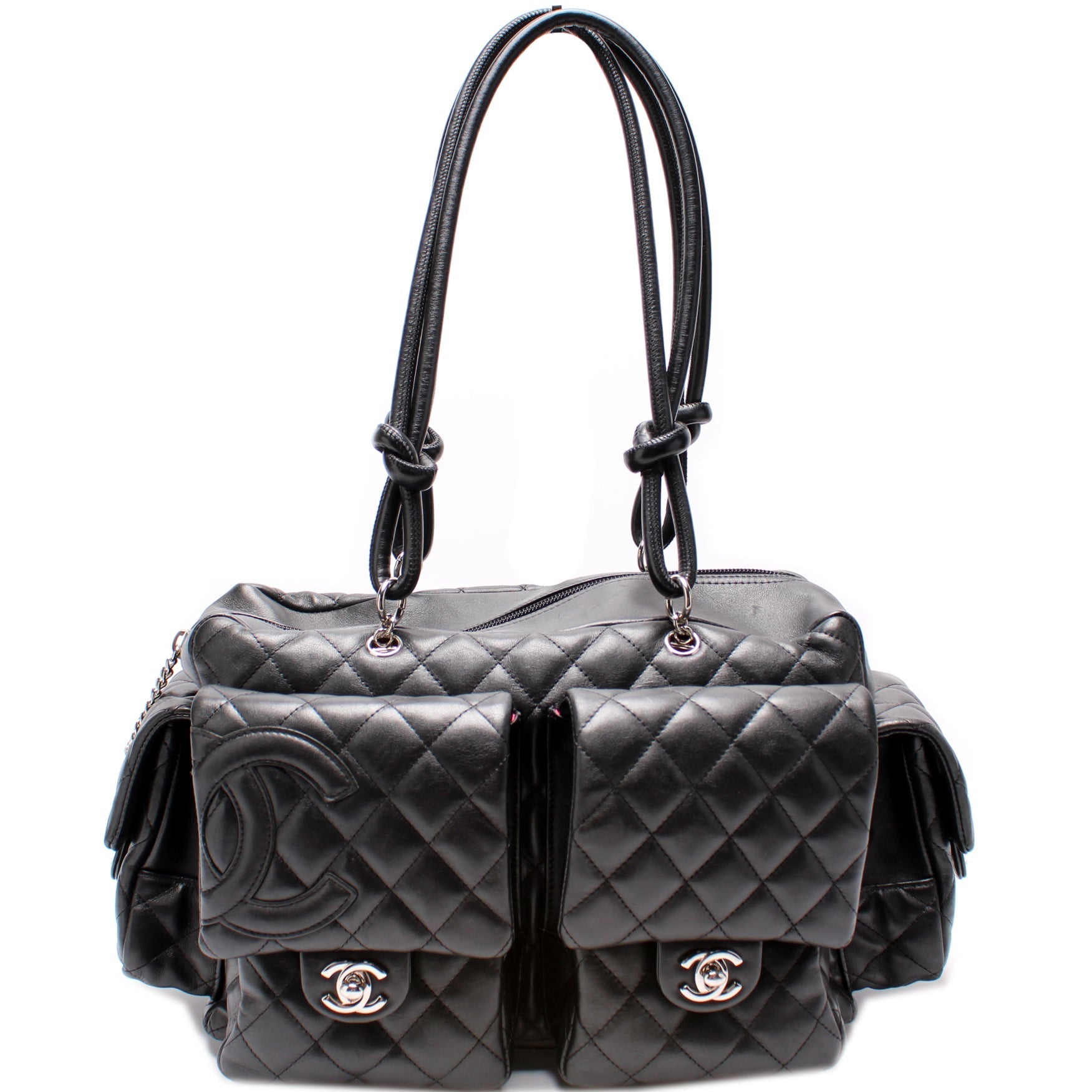 Chanel Cambon Multipocket Reporter Handbag Multipocket Reporter