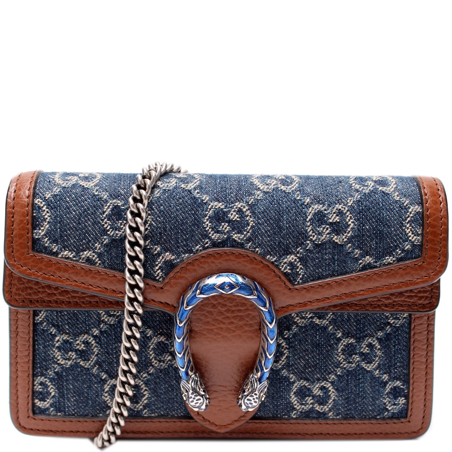 Gucci Dionysus GG Supreme Denim Mini Travel Bag