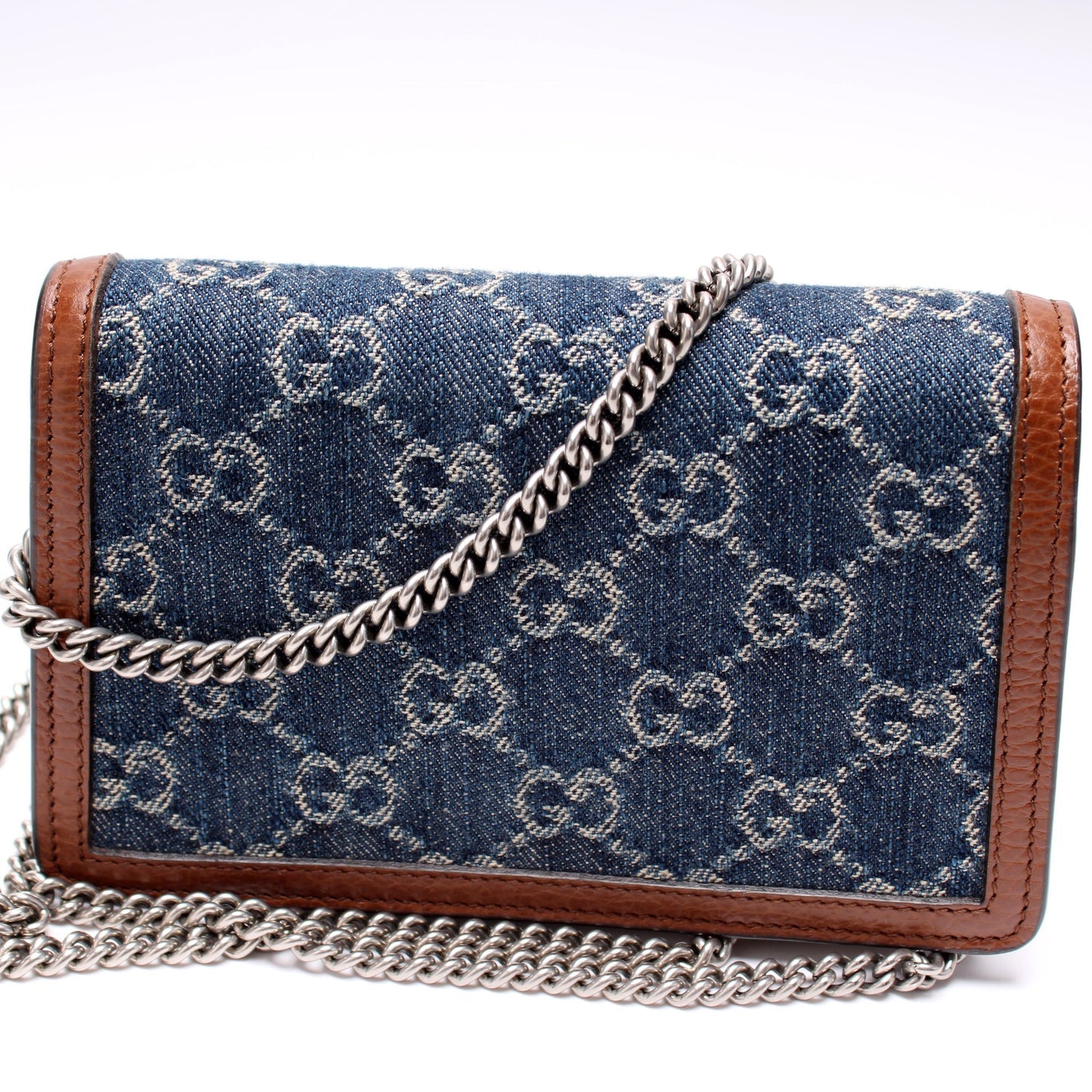 Gucci Dionysus GG Supreme Denim Mini Travel Bag