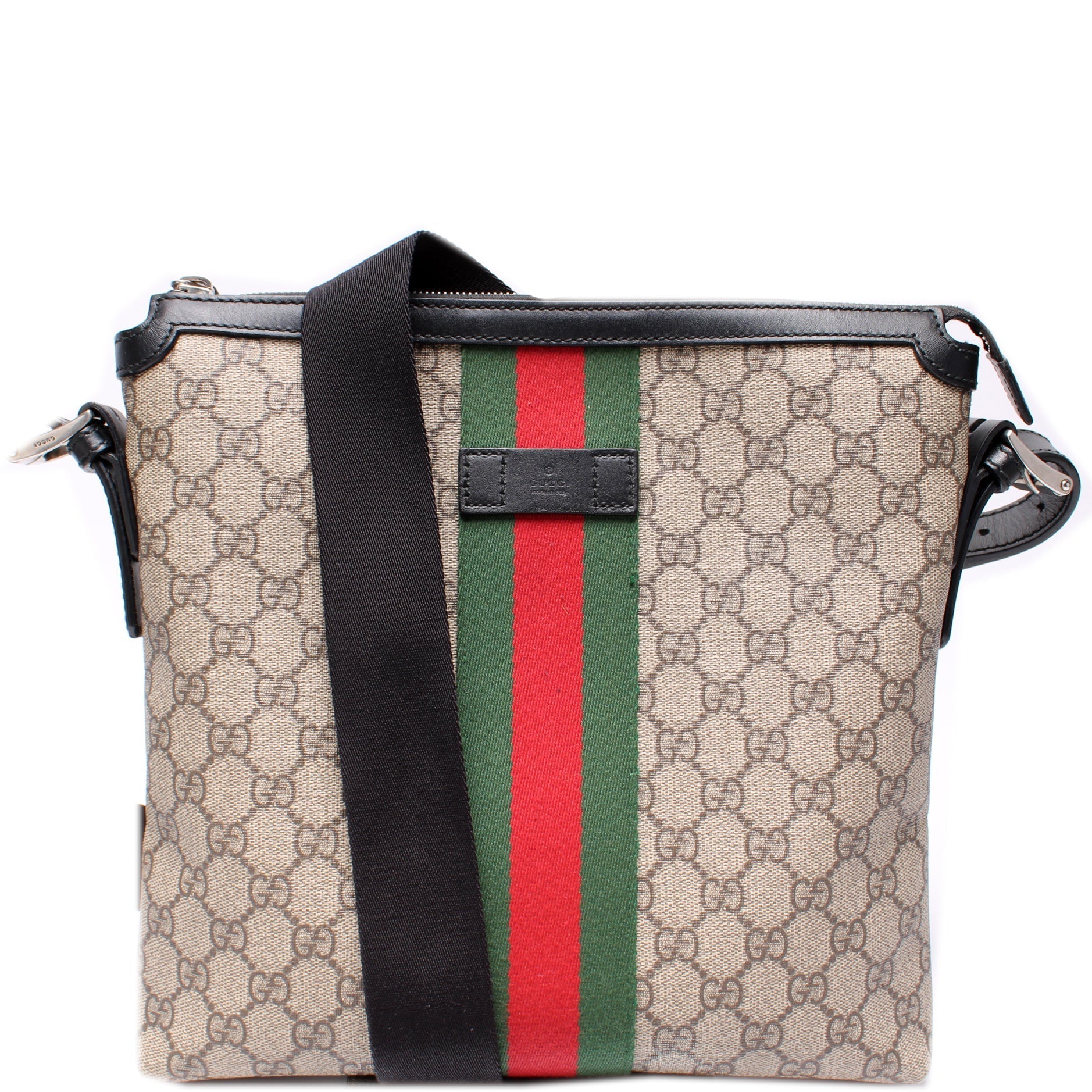 Gucci GG Supreme Web Messenger Bag