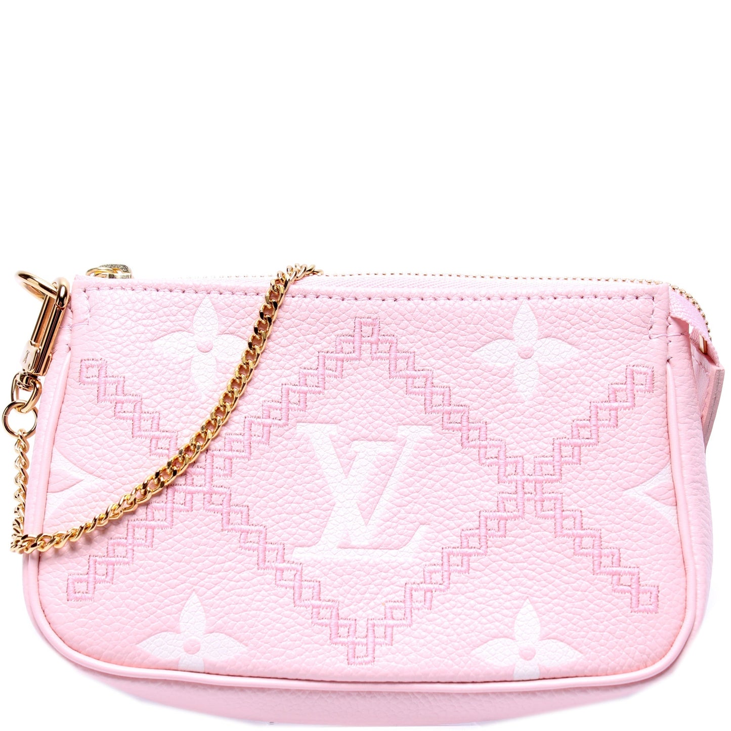 Louis Vuitton Pochette Accessories Broderies Empreinte Clutch Bag