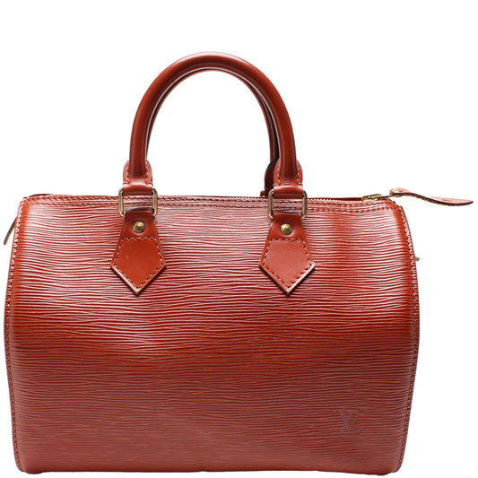 Louis Vuitton Speedy 25 Epi Handbag Epi 4