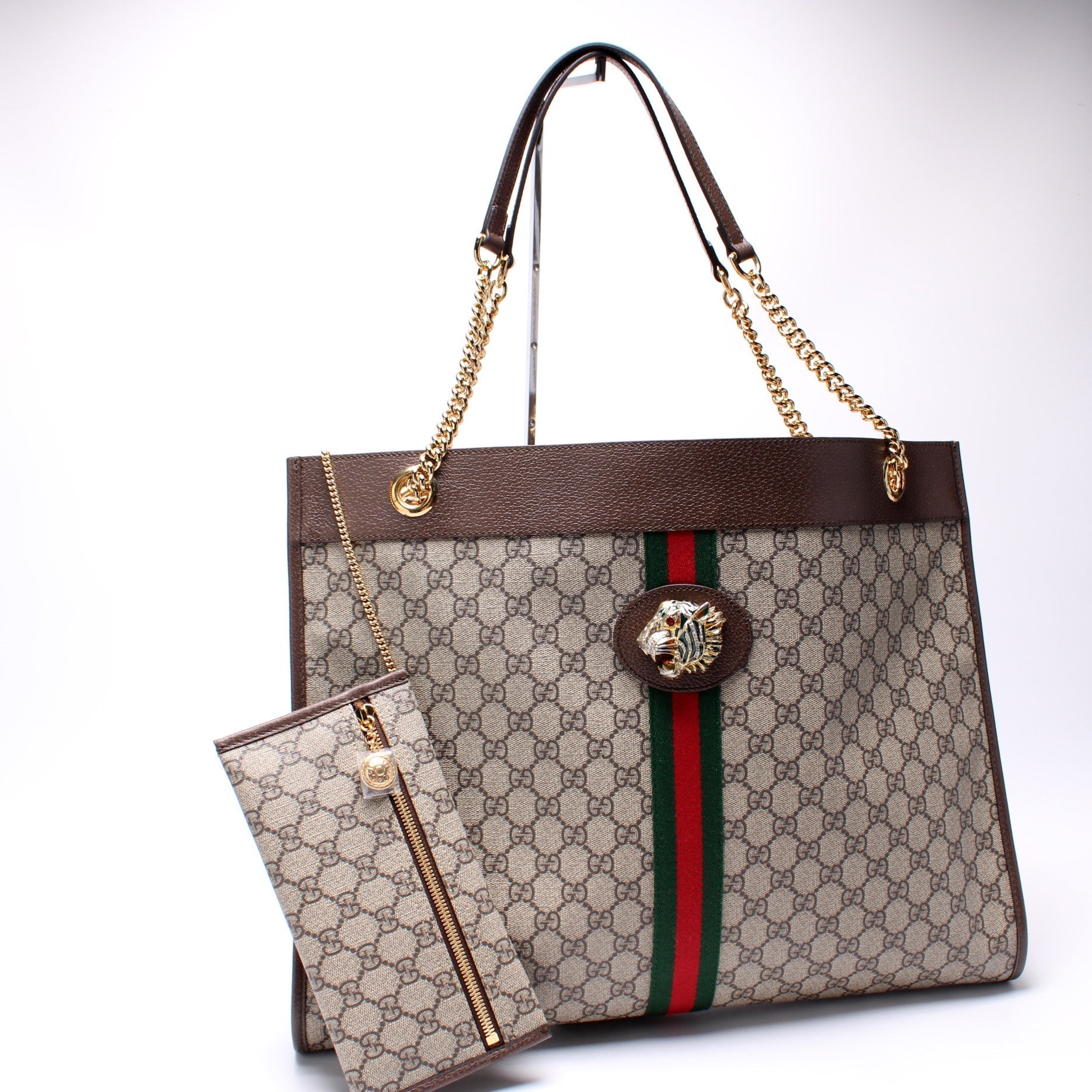 Gucci GG Supreme Rajah Tote Bag 4