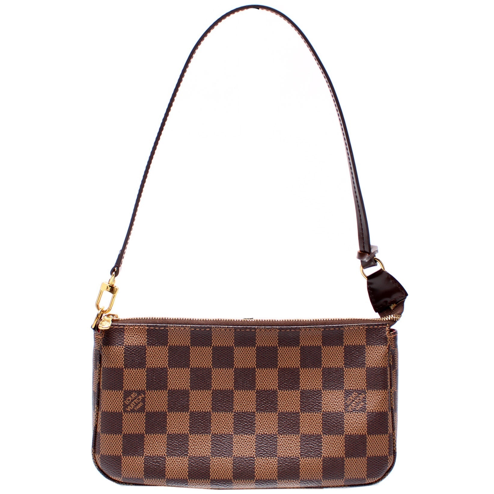 Louis Vuitton Pochette Acessories NM Ebene Damier Clutch Bag