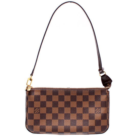 Louis Vuitton Pochette Acessories NM Ebene Damier Clutch Bag
