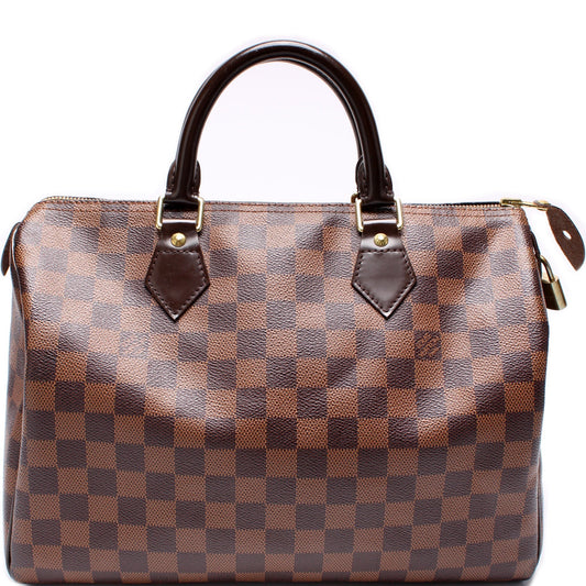 Louis Vuitton Speedy 30 Ebene Damier Handbag Ebene 25