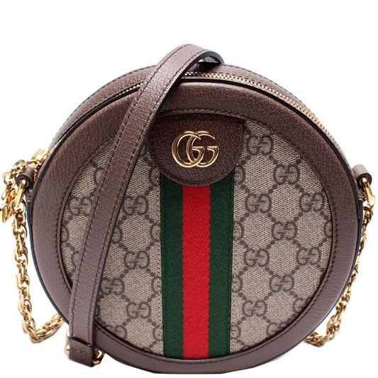 Gucci Ophidia GG Supreme Round Small Crossbody Bag Crossbody 2