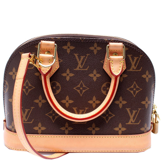 Louis Vuitton Alma BB Monogram Handbag Monogram 13