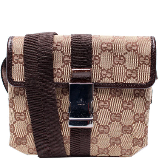 Gucci GG Buckle Canvas Small Belt Bag 4