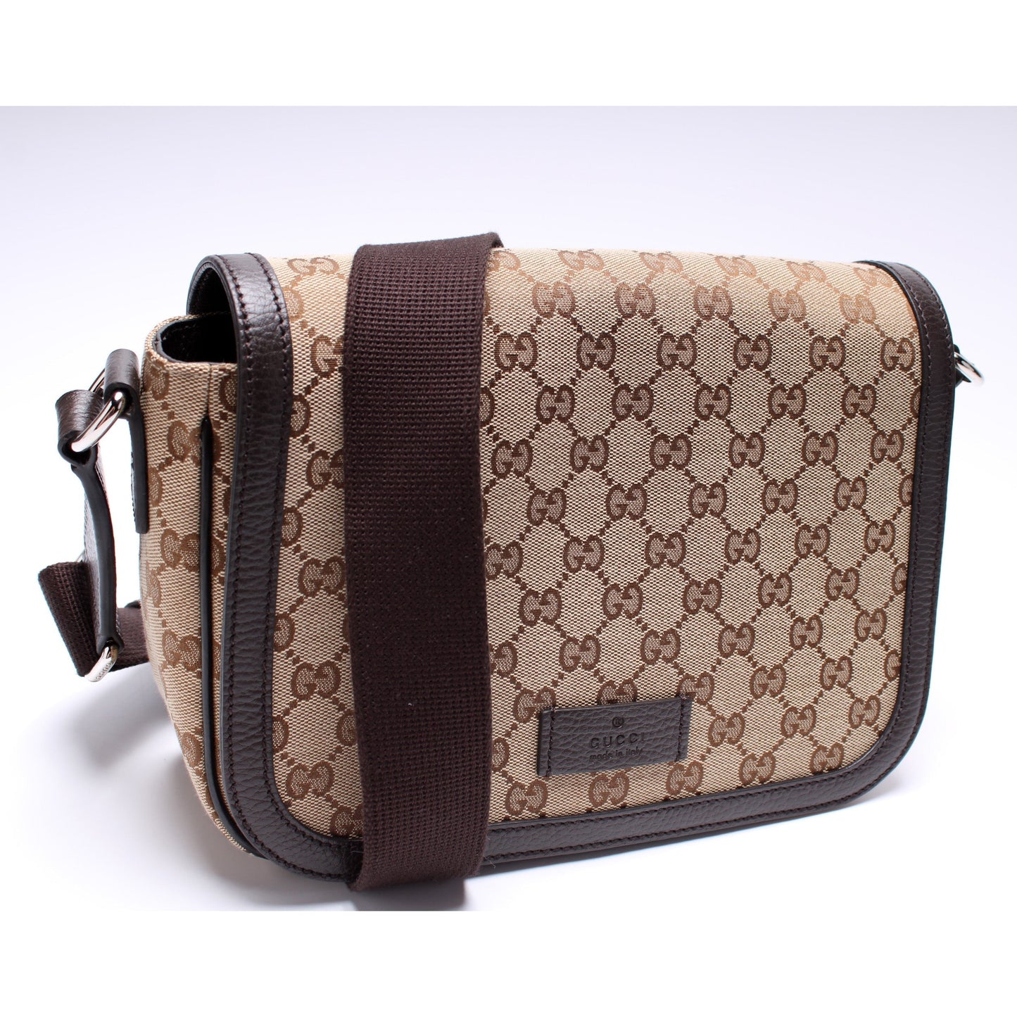 Gucci GG Messenger Canvas Travel Bag Messenger 12