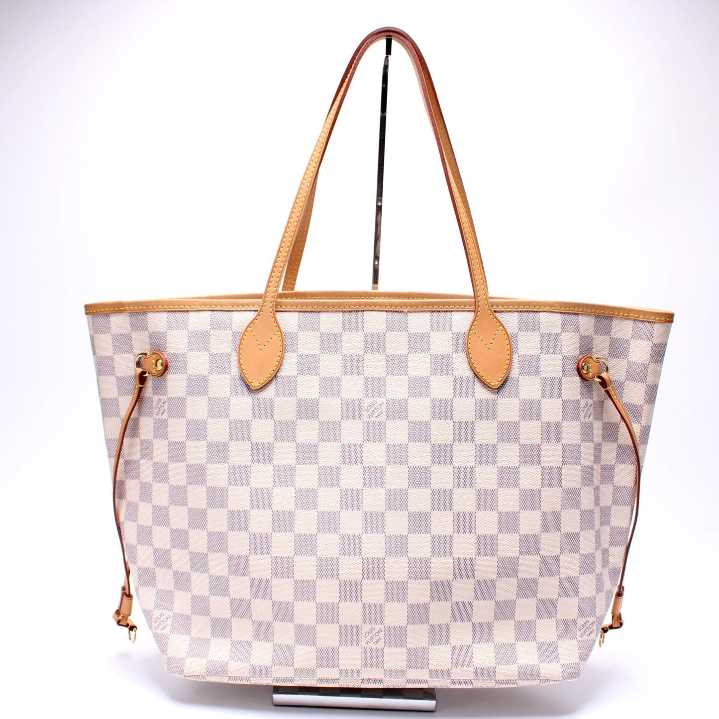 Louis Vuitton Neverfull MM Azur Damier Tote Bag Azur 3